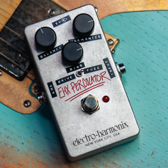 A photo of the Electro-Harmonix EHX Percolator Harmonic Saturator Pedal